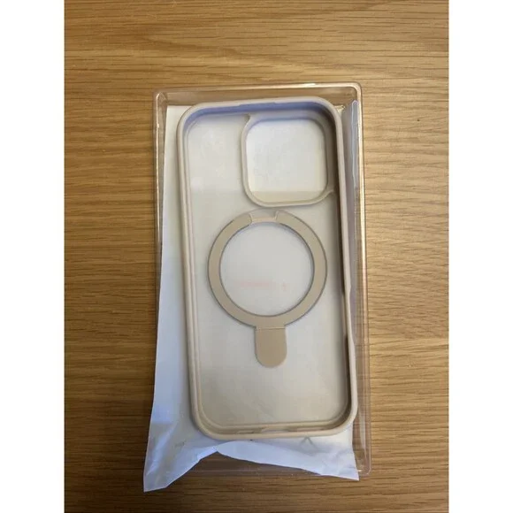 TORRAS iPhone 16 Pro Case Magnetic  Kickstand, Desert Titanium  Rose Gold 6.3" - Picture 5 of 7